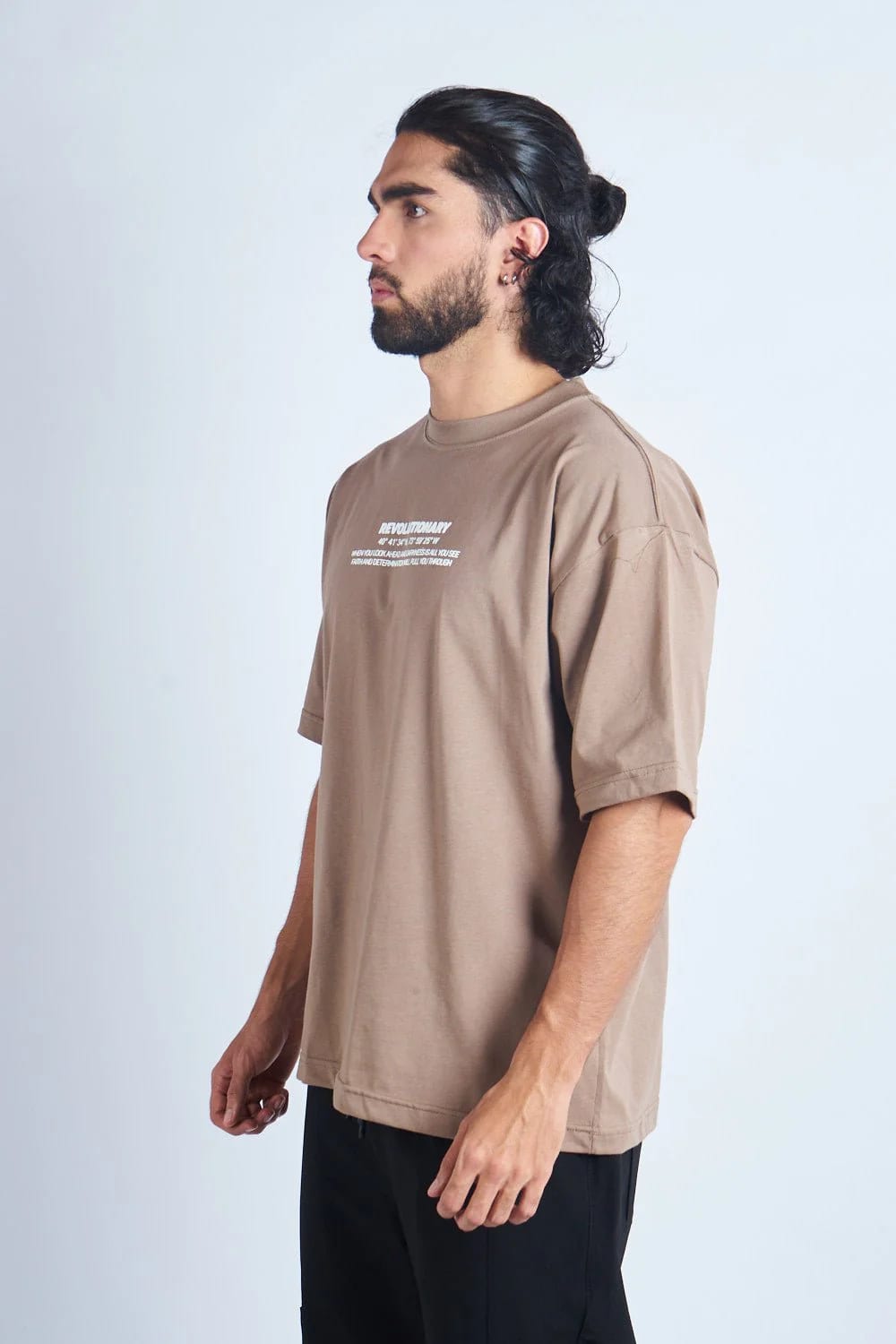 CAMISETA OVERSIZE CAQUI [DROP 0:0] - imagen 4