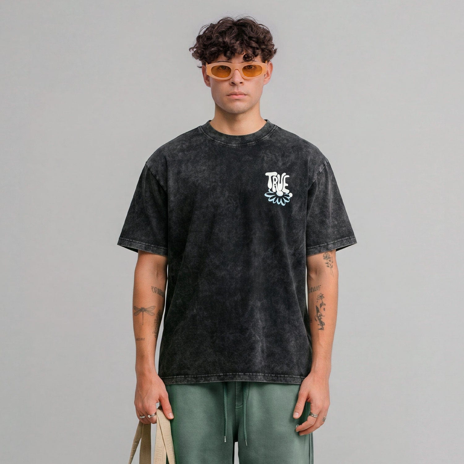 Bloom Boxy T-Shirt - Washed Black - imagen 2