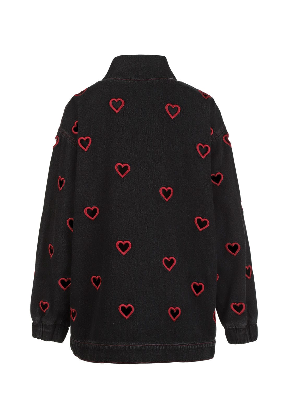 Bomber Hearts Jacket Black - imagen 2