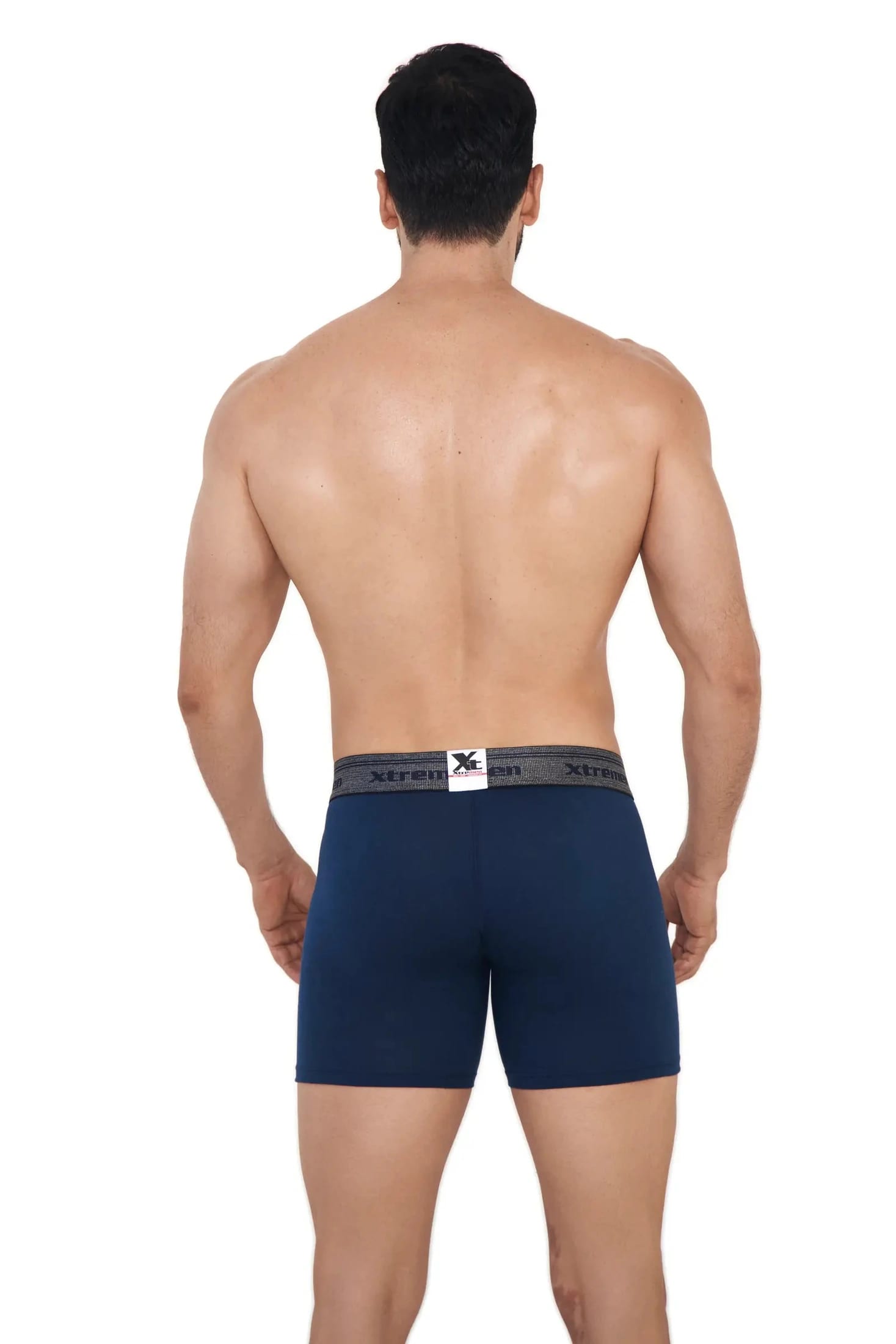 BOXER ALGODÓN PINZA UP F/ENTERO  AZUL OSCURO - imagen 2