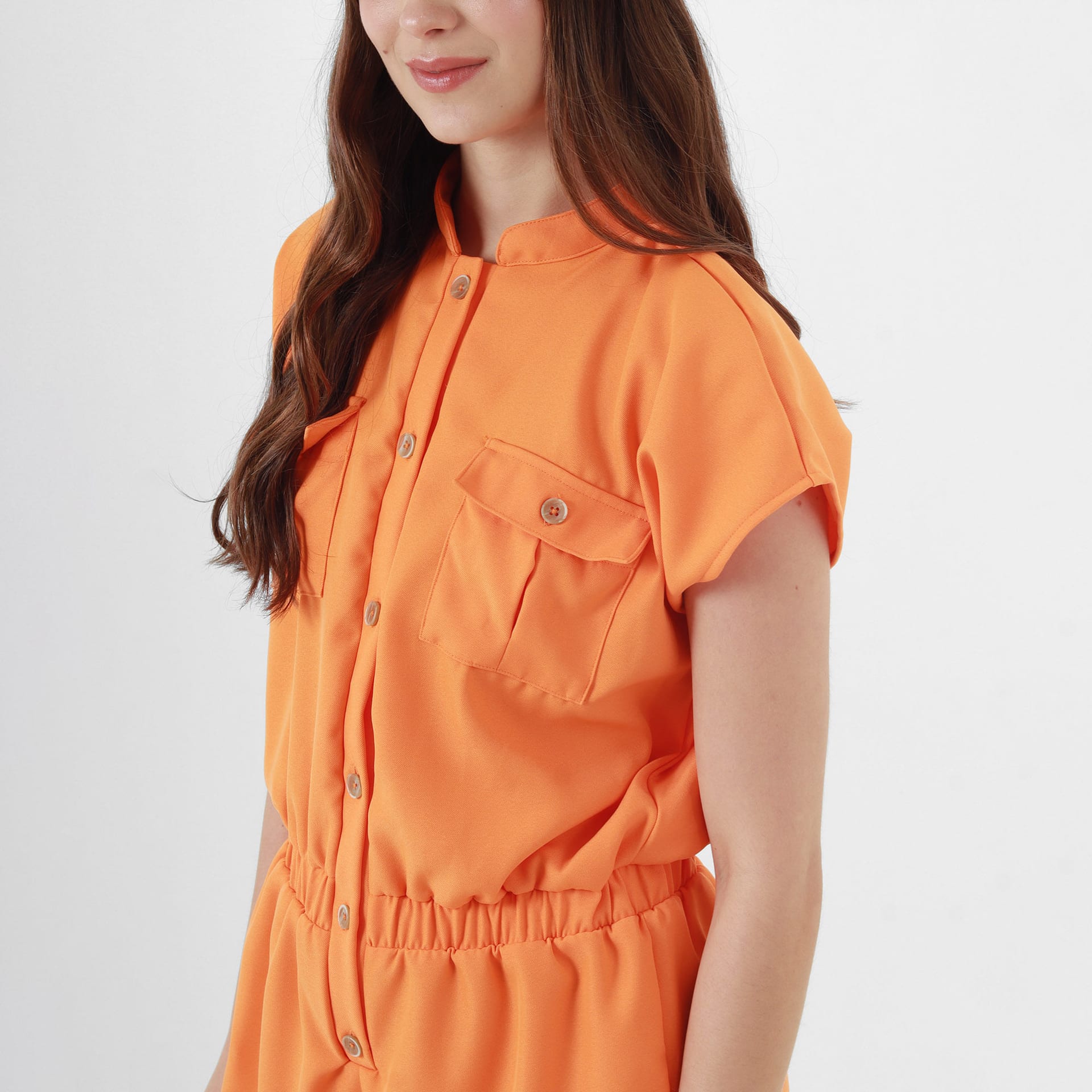 Vestido Cuello Neru Manga Corta - imagen 4