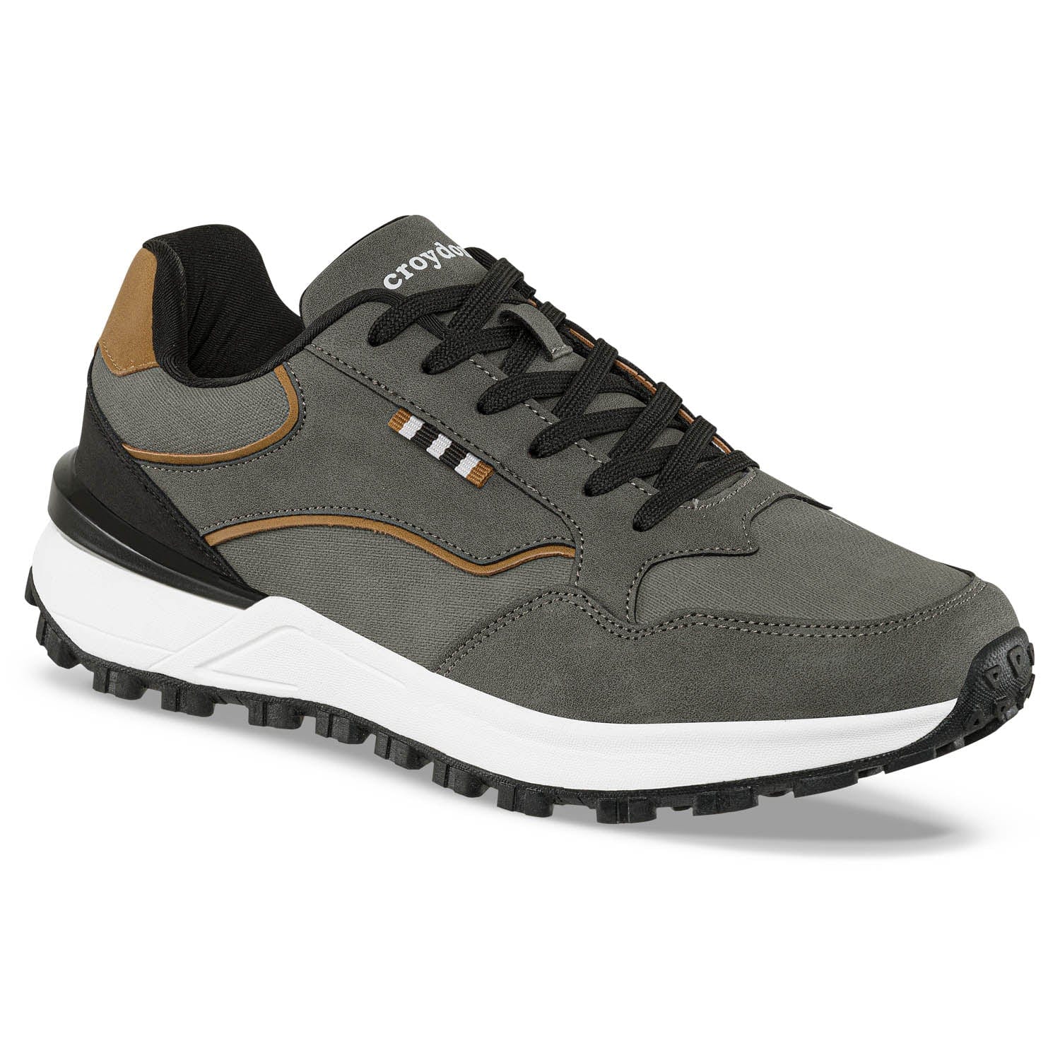 Tenis Urbanos Pehuf Gris Croydon para Hombre - imagen 1