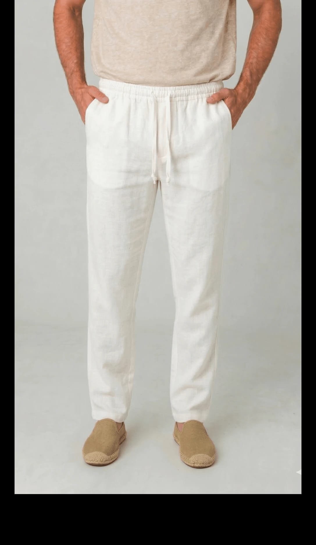 Pantalon Lino Resortado JS - imagen 3