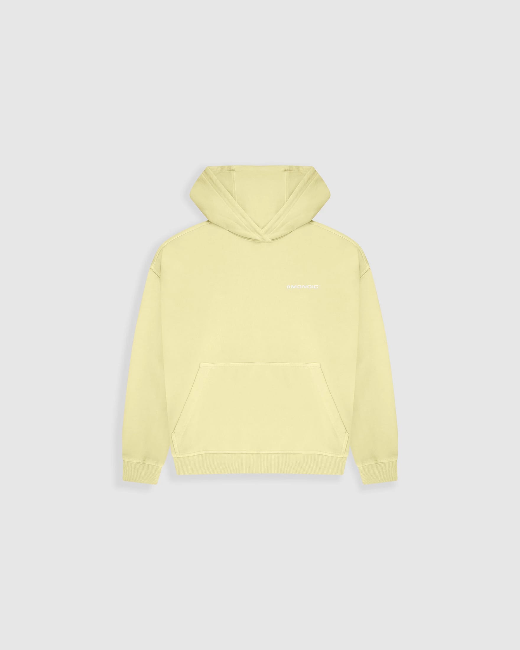 Hoodie Oversized Básico V3 - Amarillo Pastel - imagen 1