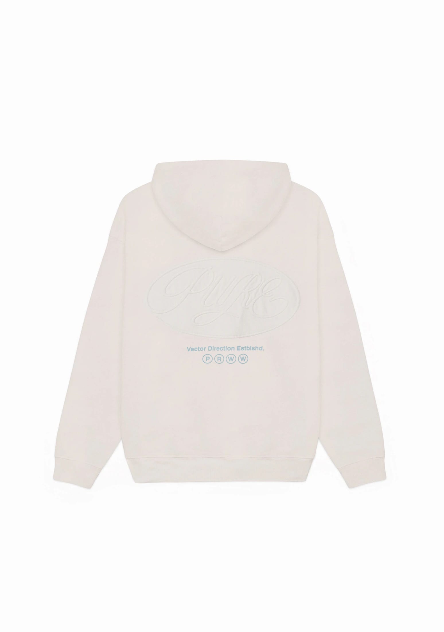 Across The Lines White Zip Hoodie - imagen 1
