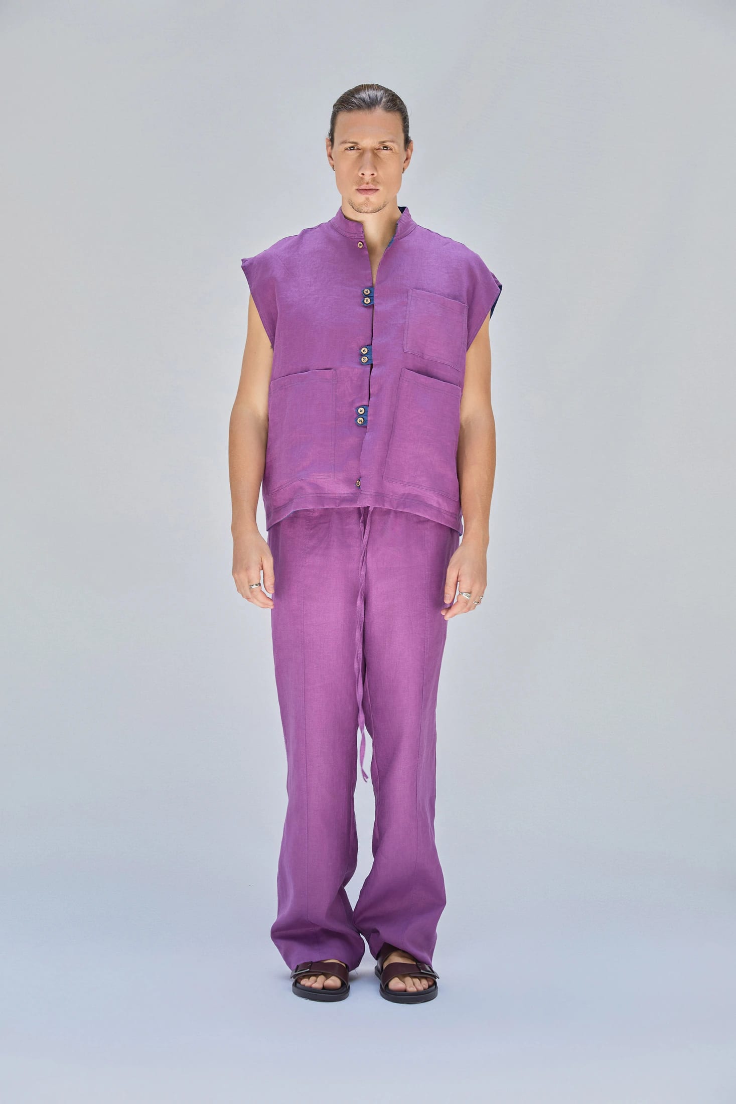 GEORGE PANTS PURPLE - imagen 3