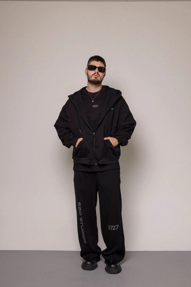 Hoodie 87/27 Sgo-Negro - imagen 3