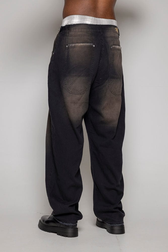 Baggy Courage Negro Desgastes - imagen 9