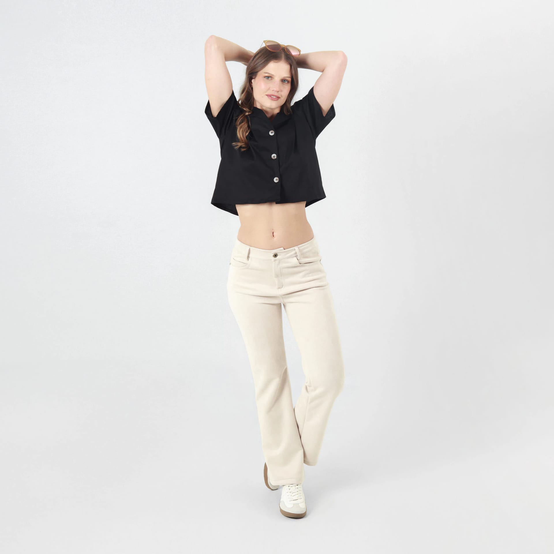 Blusa Cuello Sport Manga Corta - imagen 8