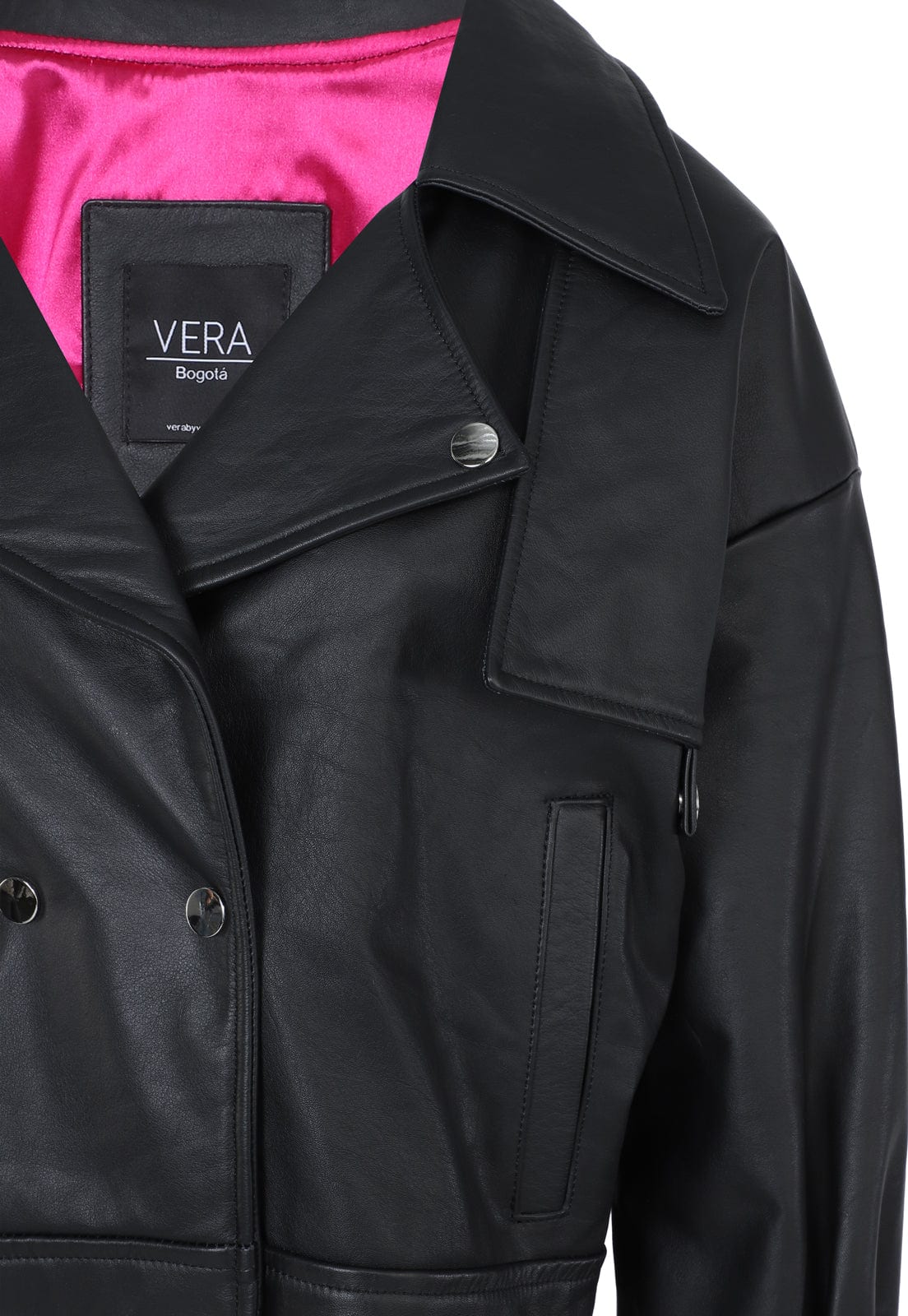 LEROY BIKER LEATHER JACKET - imagen 2