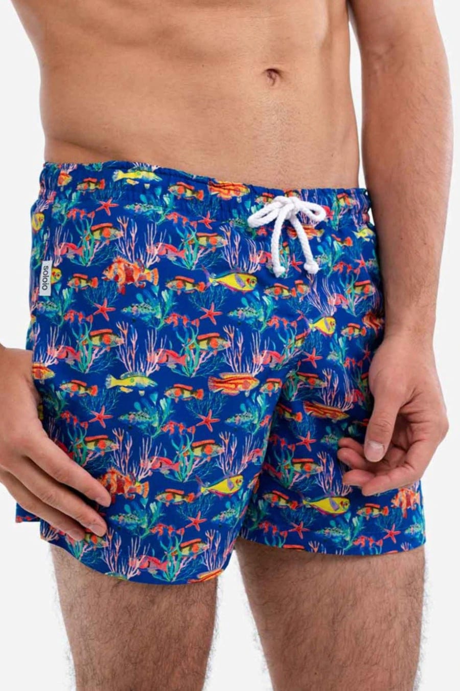 Men's swim trunk blue aquarium - imagen 1