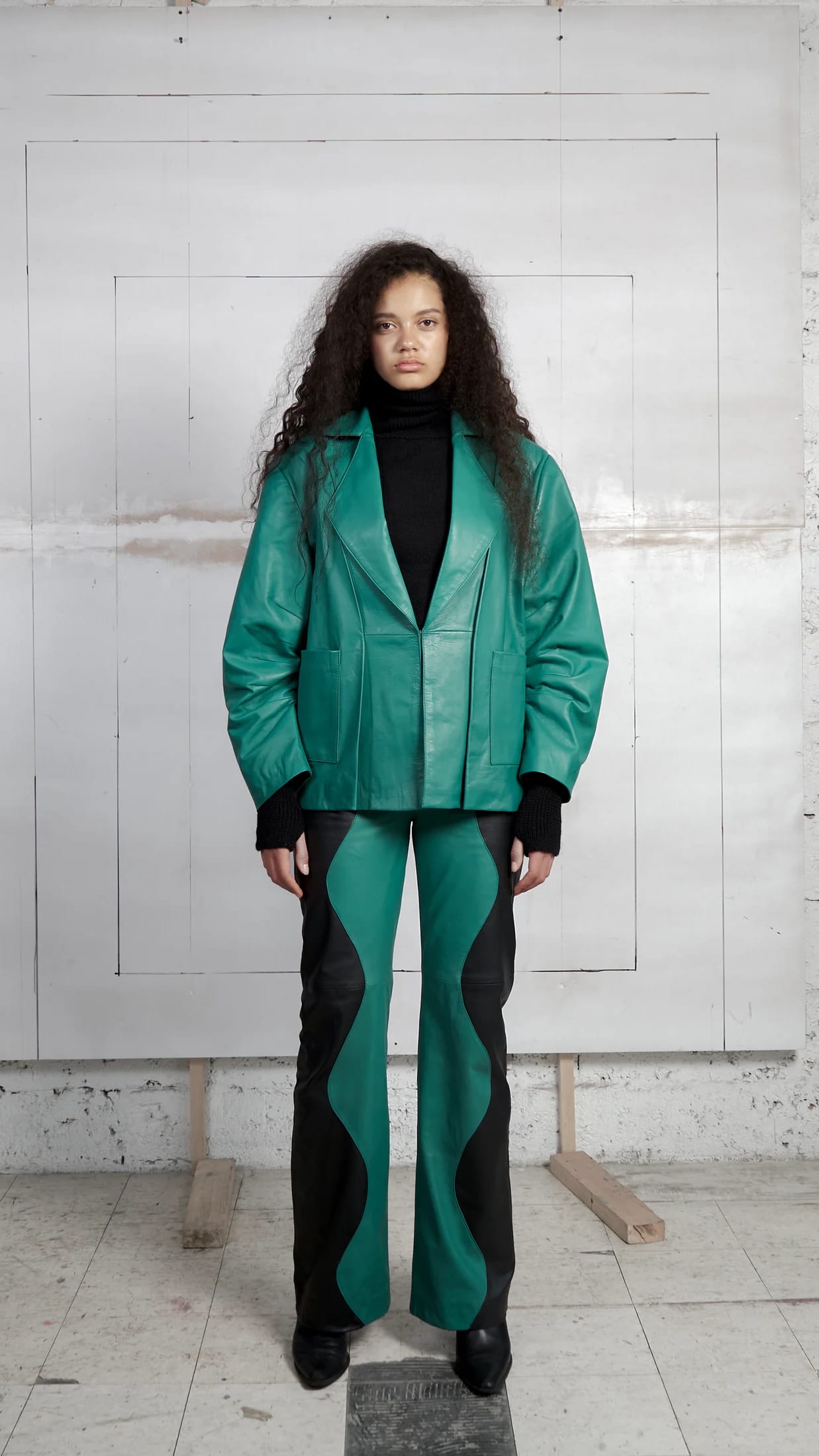FURROWS LEATHER BLAZER - imagen 3