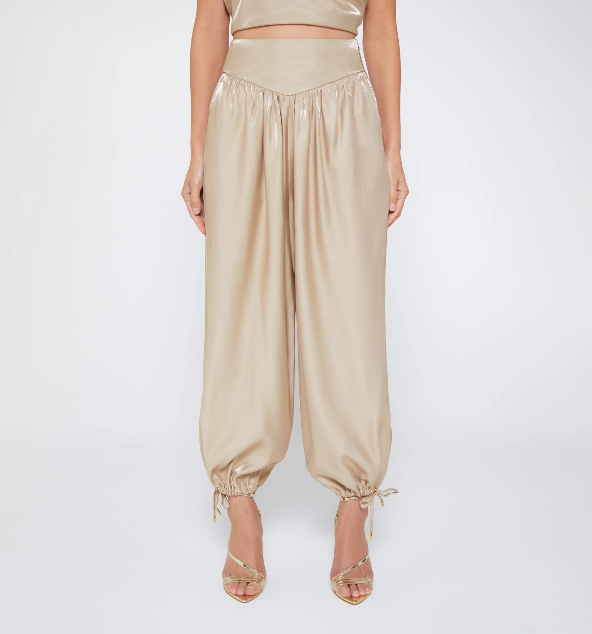 Pantalon aladin con pretina ancha - imagen 7