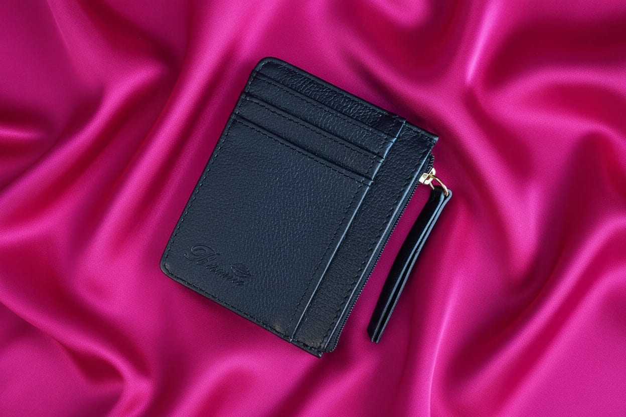 Card holder  cuero puro negro  bésame - imagen 2