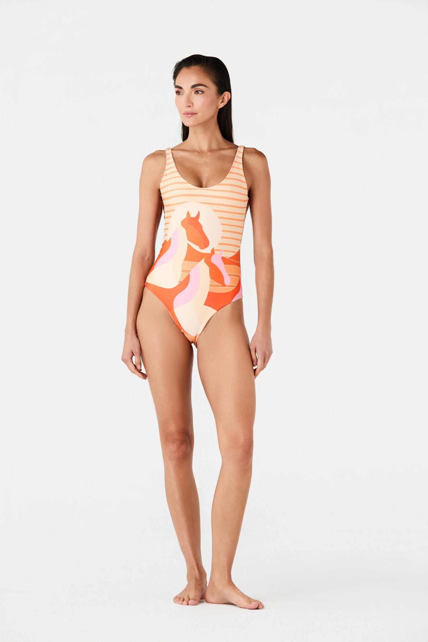 Olympic One Piece / Orange Horses - imagen 2