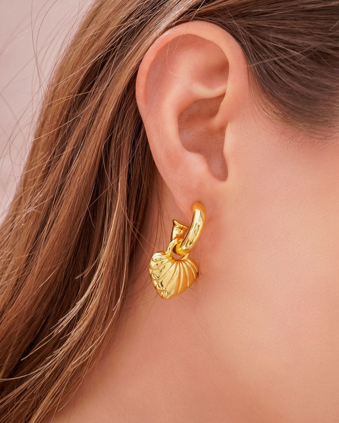 Aretes 2 en 1 Corazón - imagen 1