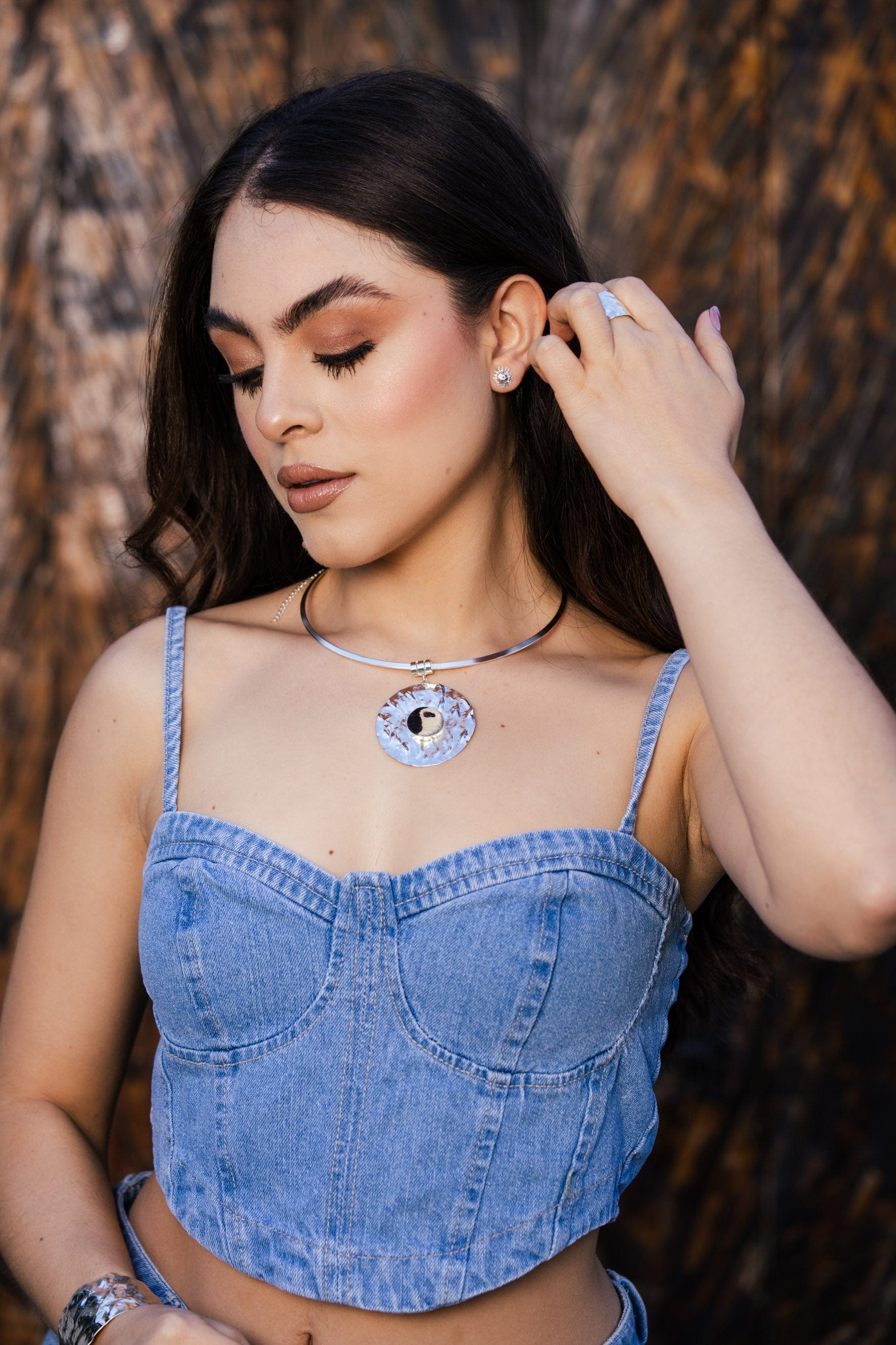 Aretes Sol de Rumbo Plateado - imagen 4