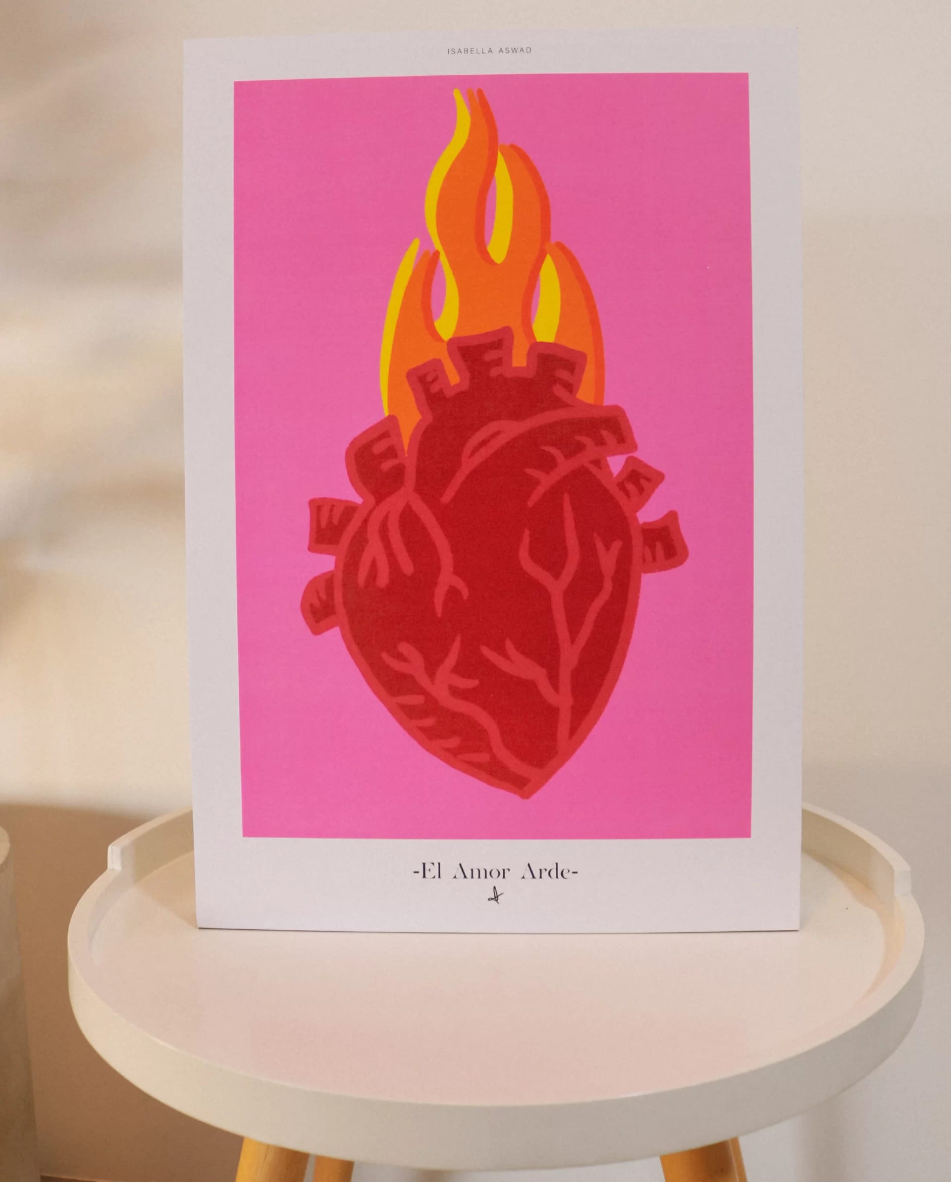 Poster “El amor arde” - imagen 2
