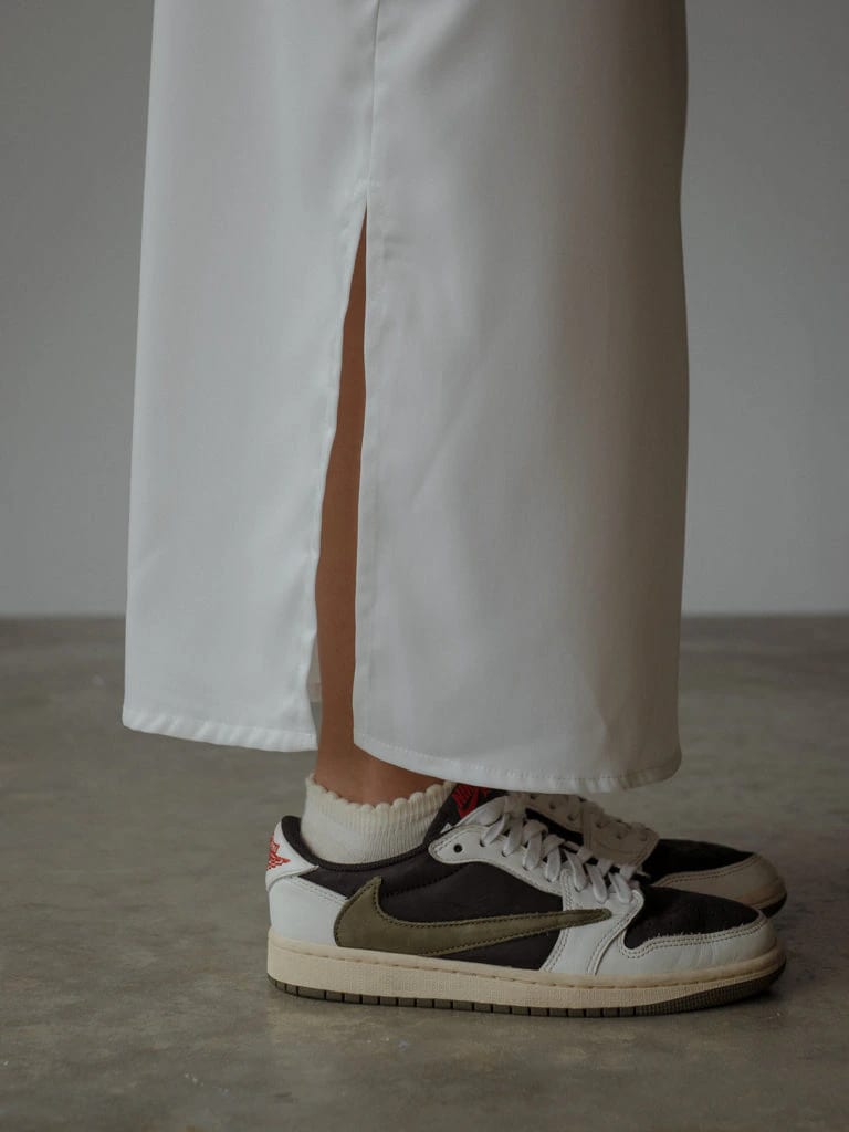 LONG CORE SKIRT  - SOFT WHITE - imagen 12