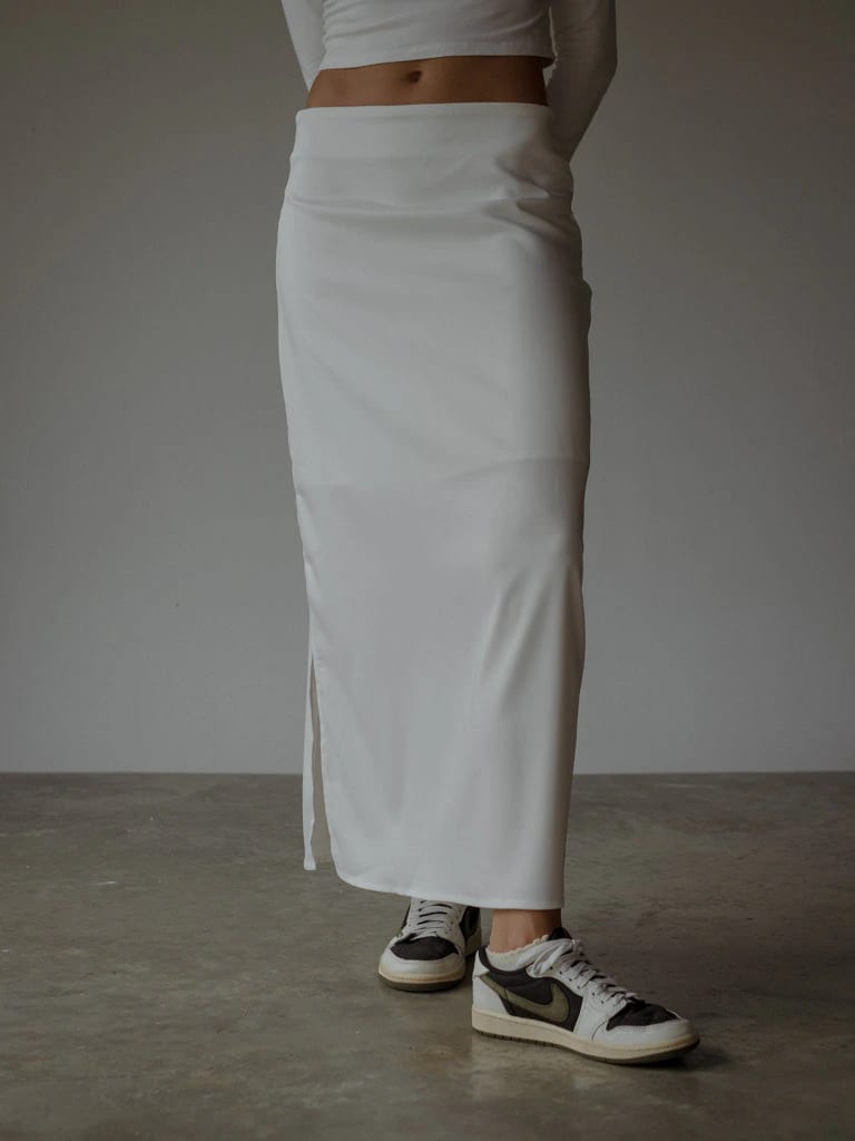 LONG CORE SKIRT  - SOFT WHITE - imagen 10
