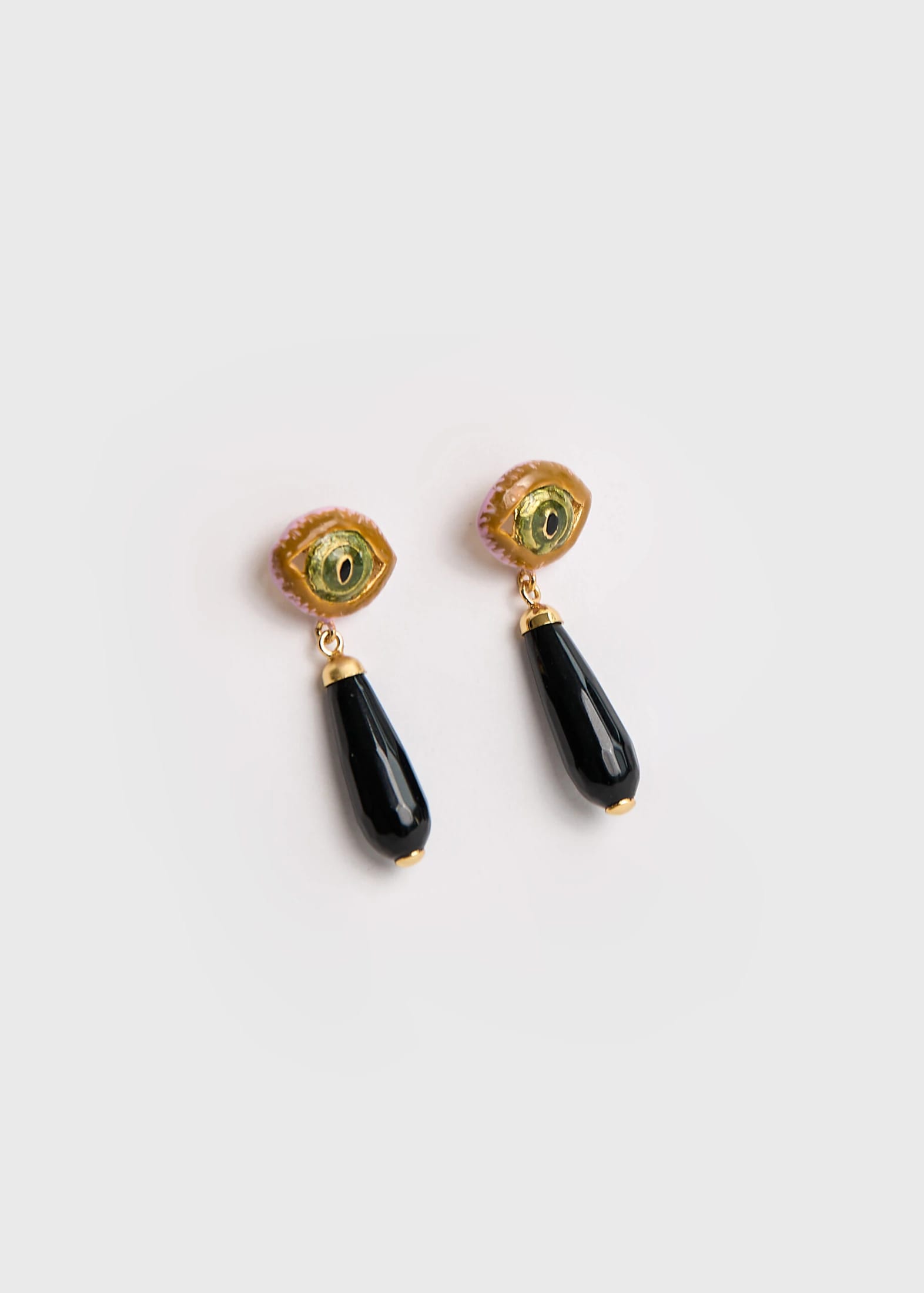 Aretes Cat Drop Lilac - imagen 3