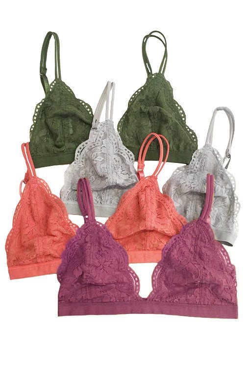Lace Triangle Bralette - imagen 7