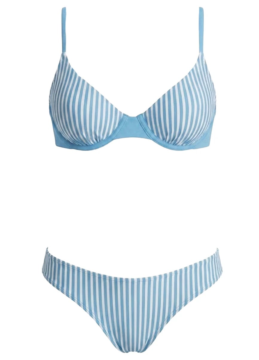 Maaji Stone Blue Sublimity Regular Rise Classic Bikini Bottom - imagen 6
