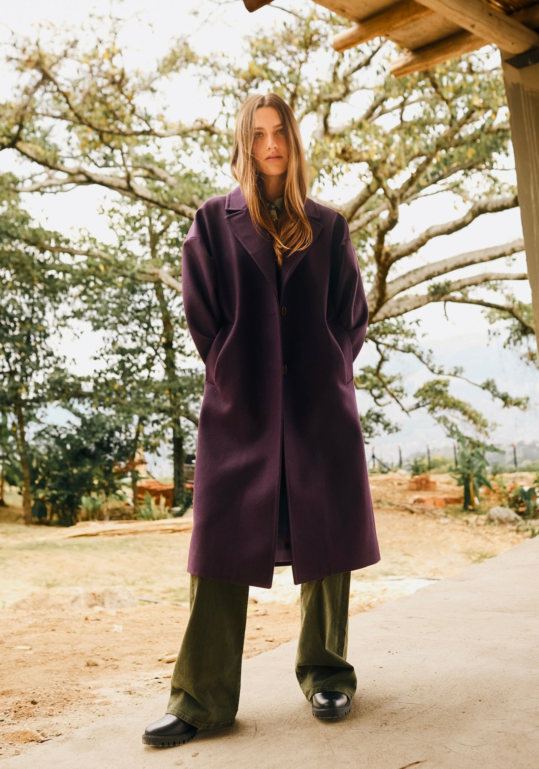 Abrigo Altea Morado - imagen 2