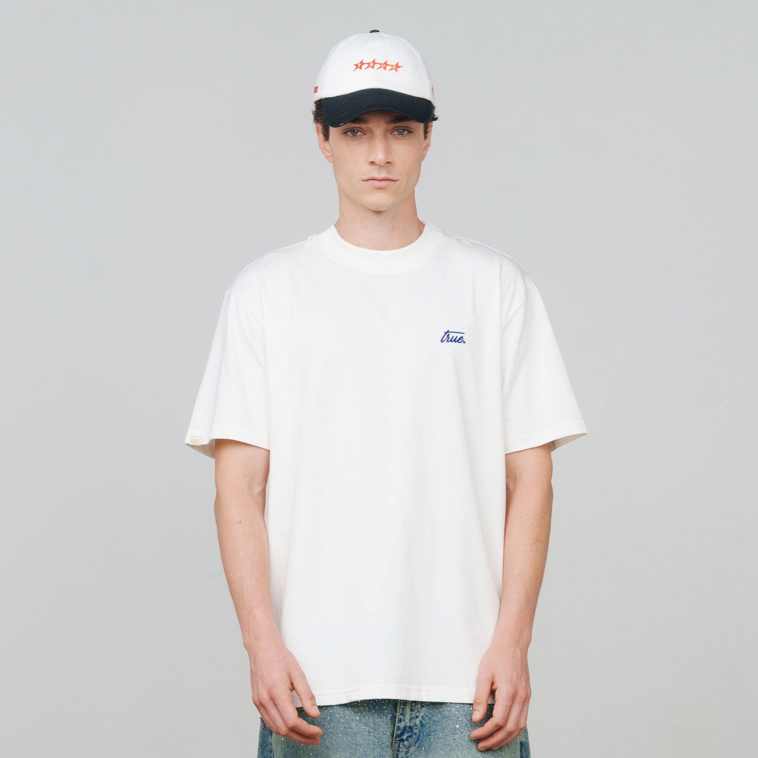 Cursive Logo T-Shirt - Cream - imagen 2