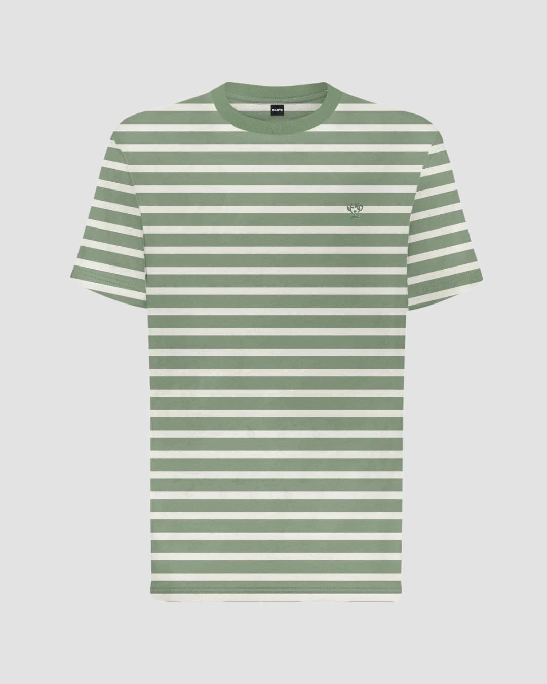 Camiseta Antimanchas de mujer Rayas Verde Sage - Relaxed Fit - imagen 5