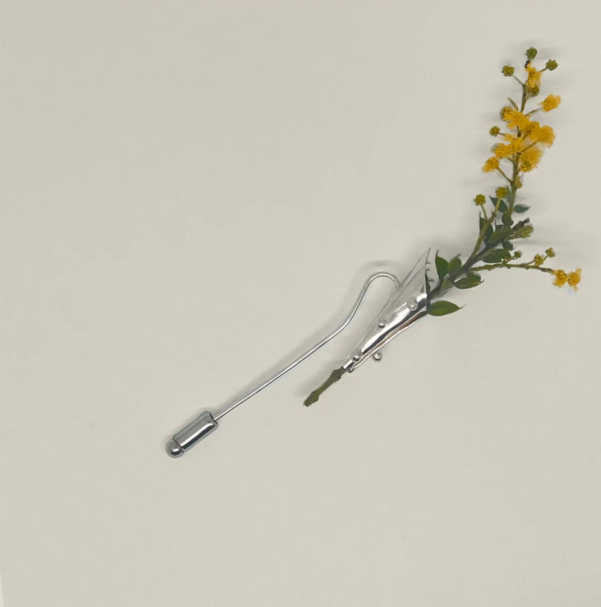 Flora Brooche Gold - imagen 1