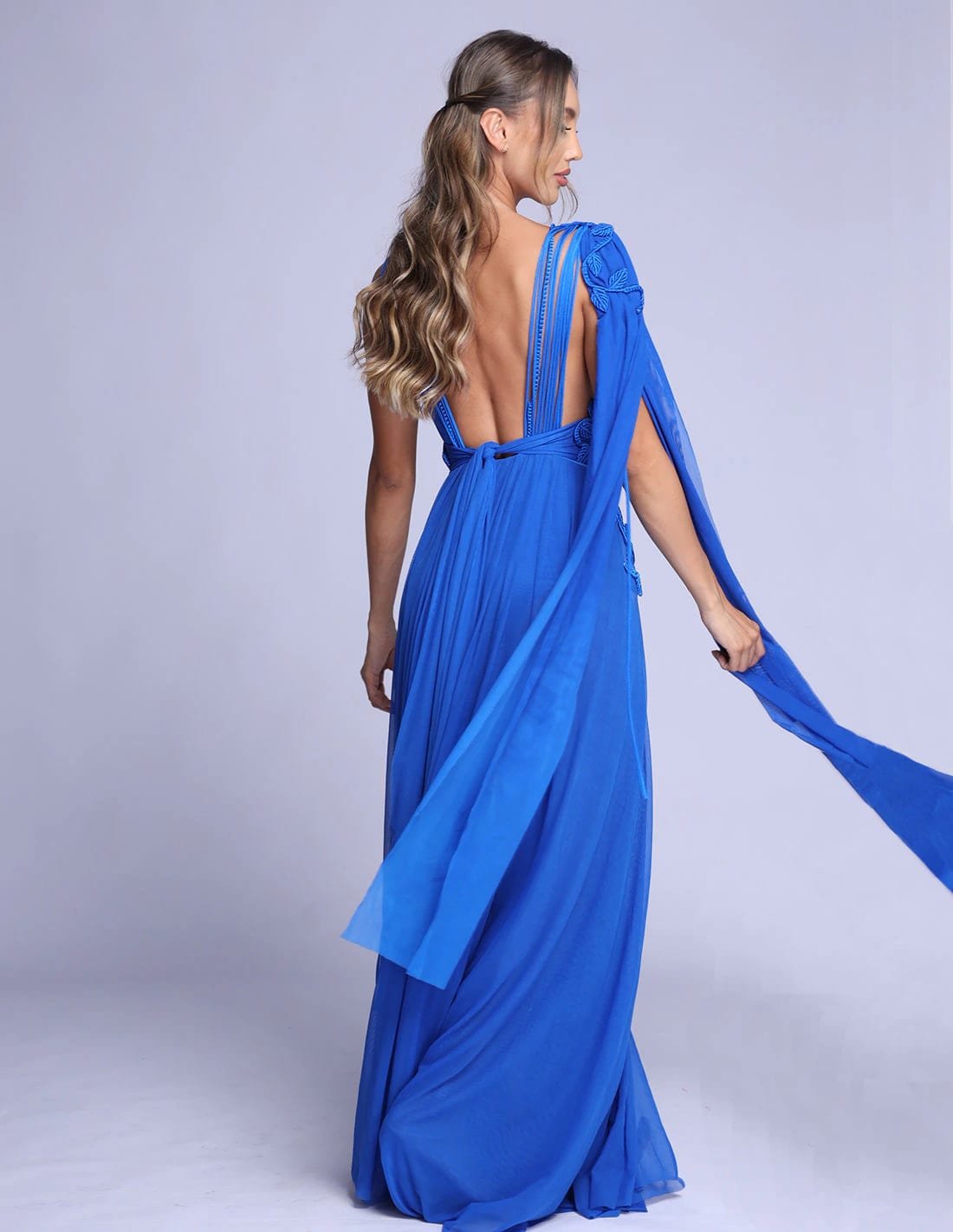 Vestido Copérnico Azul Rey - imagen 2