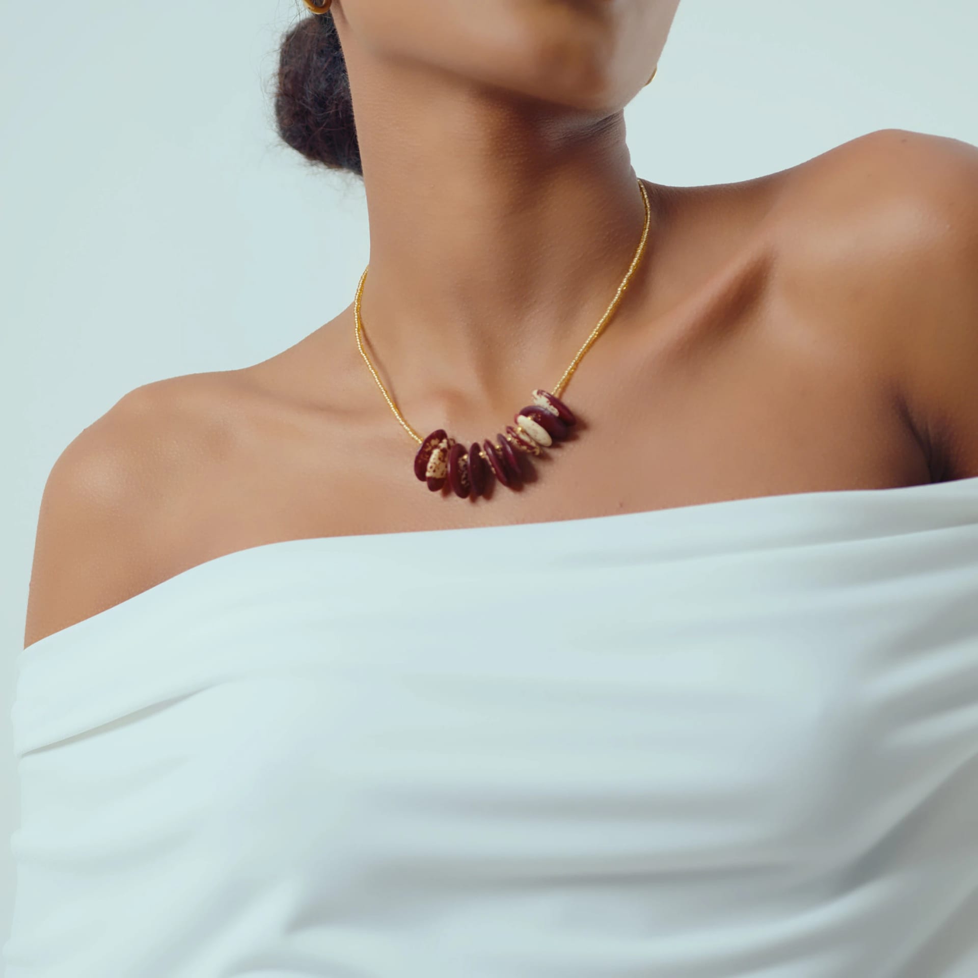Collar Arado Frijol Rojo - imagen 3