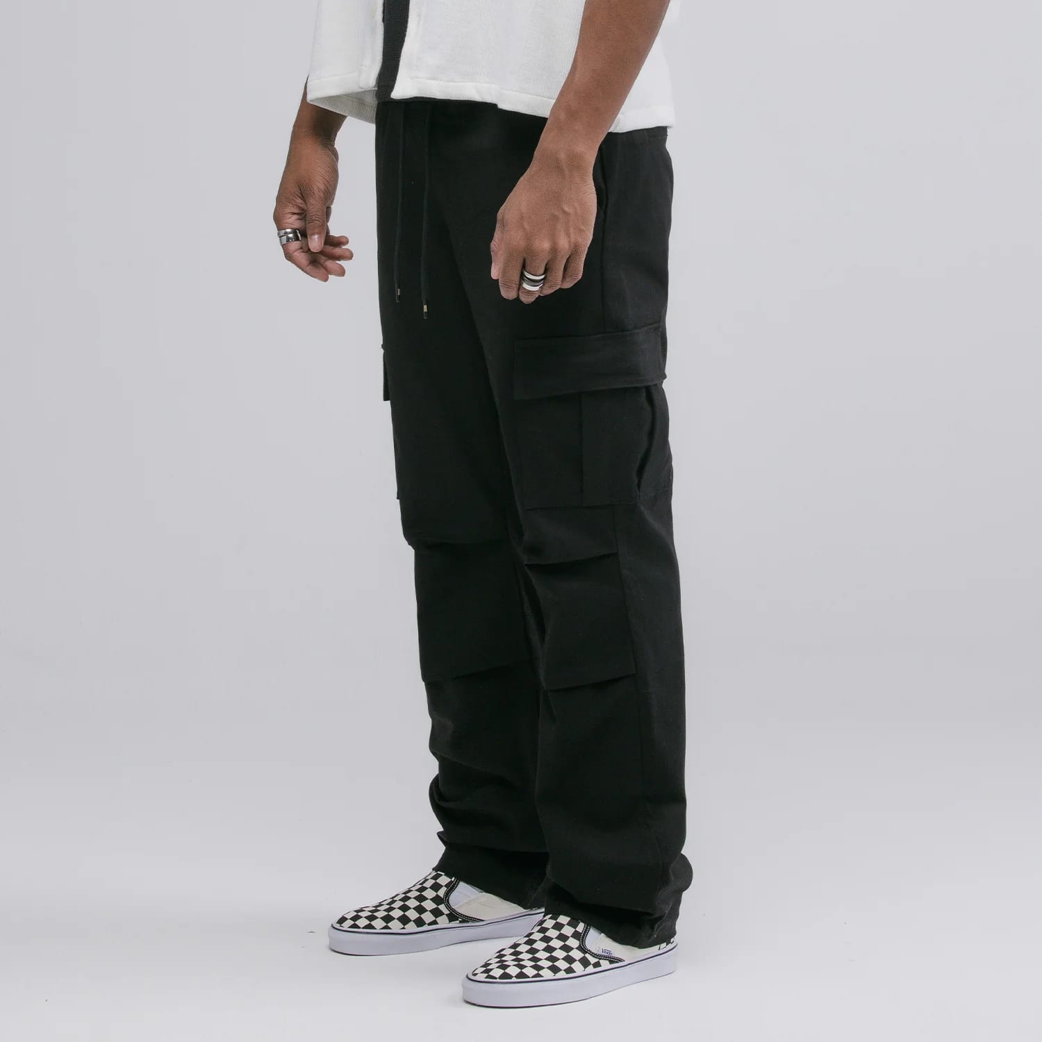 Classic Drill Jogger - Black - imagen 8