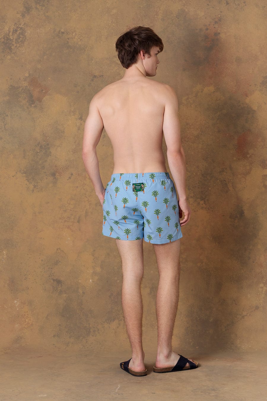 Men's swim trunk orfeo light blue - imagen 2