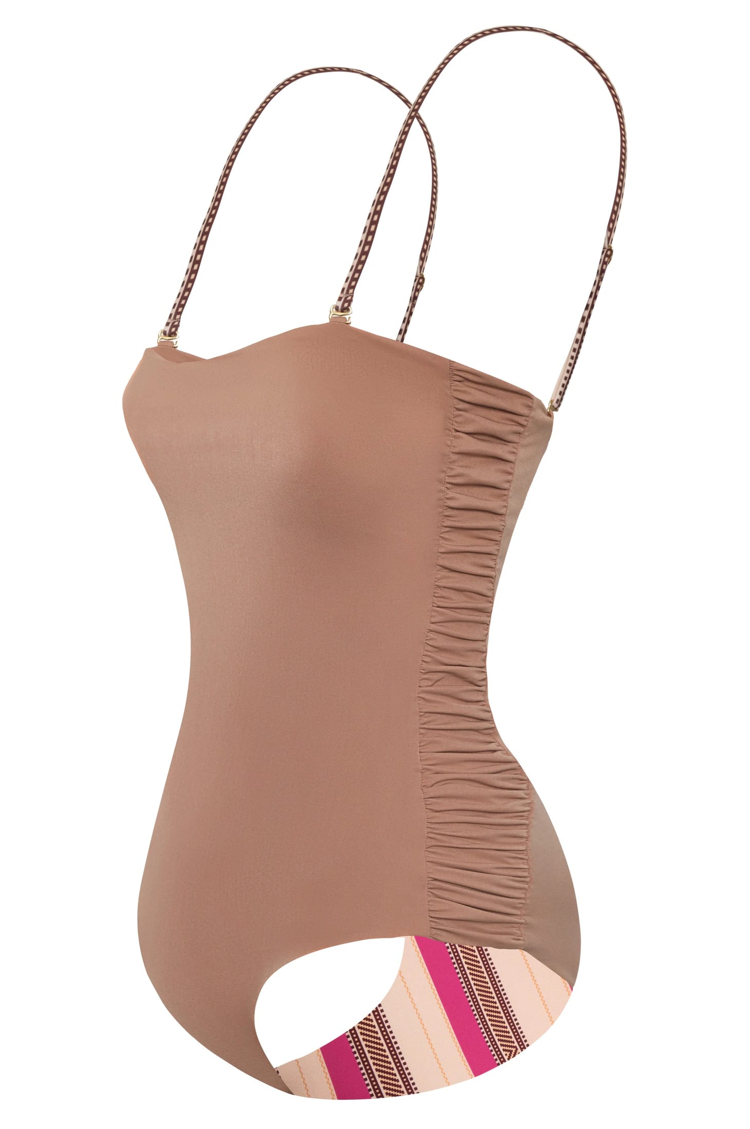 Las Balsas One Piece / Ethnic Pink Stripes - imagen 6