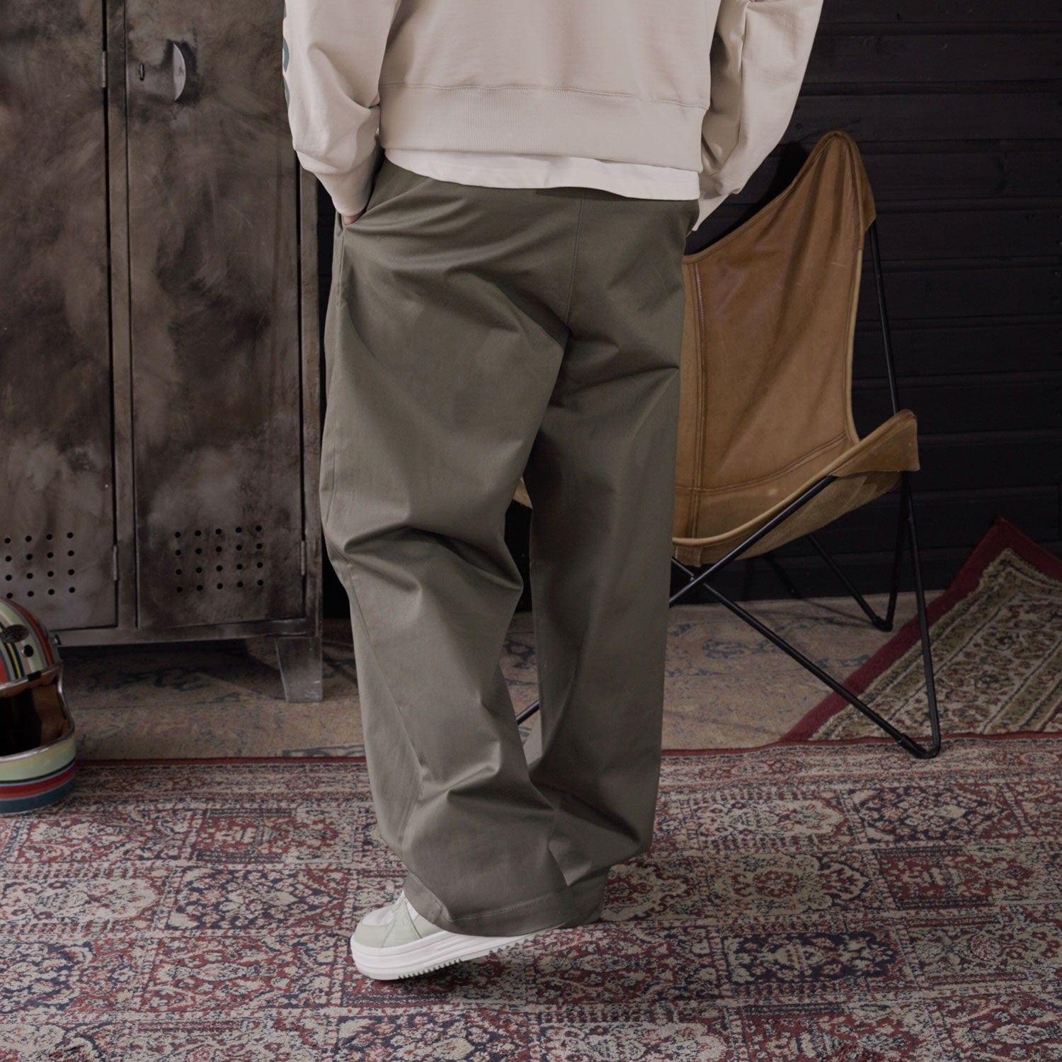 Baggy Pants Studio Cut Verde Oliva - imagen 4