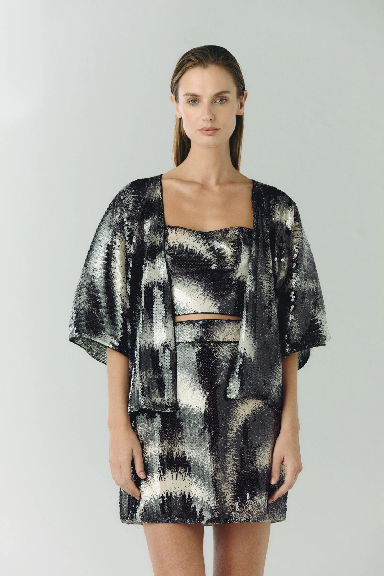 Baracoa Sequins Crop Top / Black - imagen 5