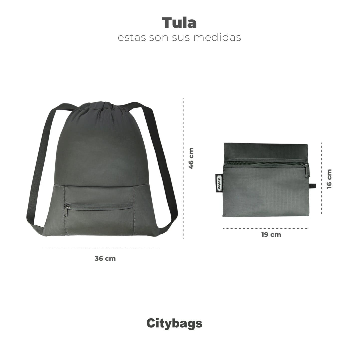 Tula Plegable ULTRA Estampado Acua Citybags Multicolor - imagen 5