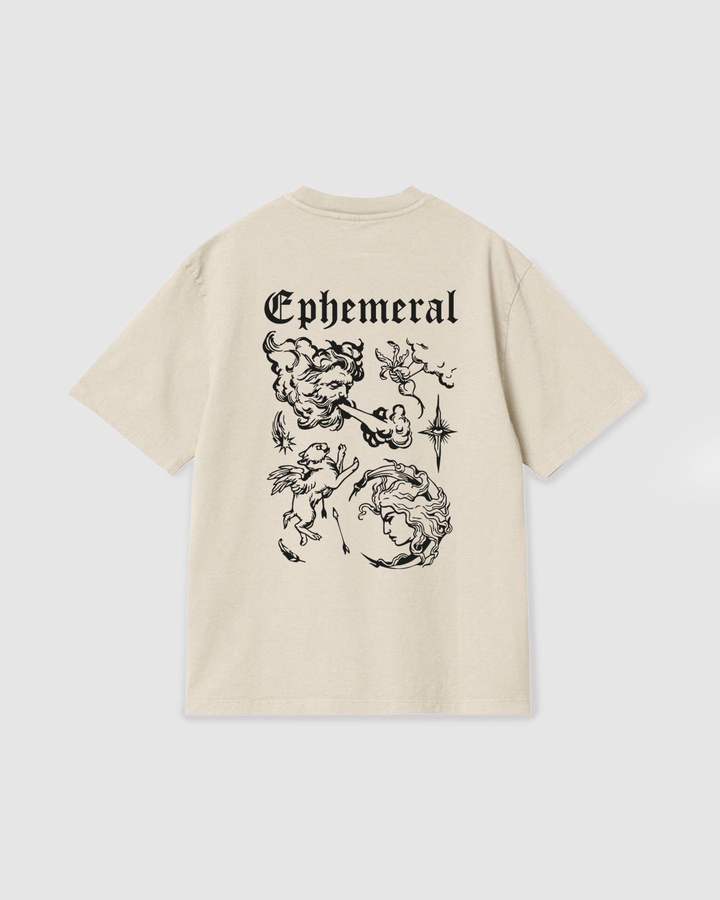 Oversized T Shirt Ephemeral Vanilla - imagen 1