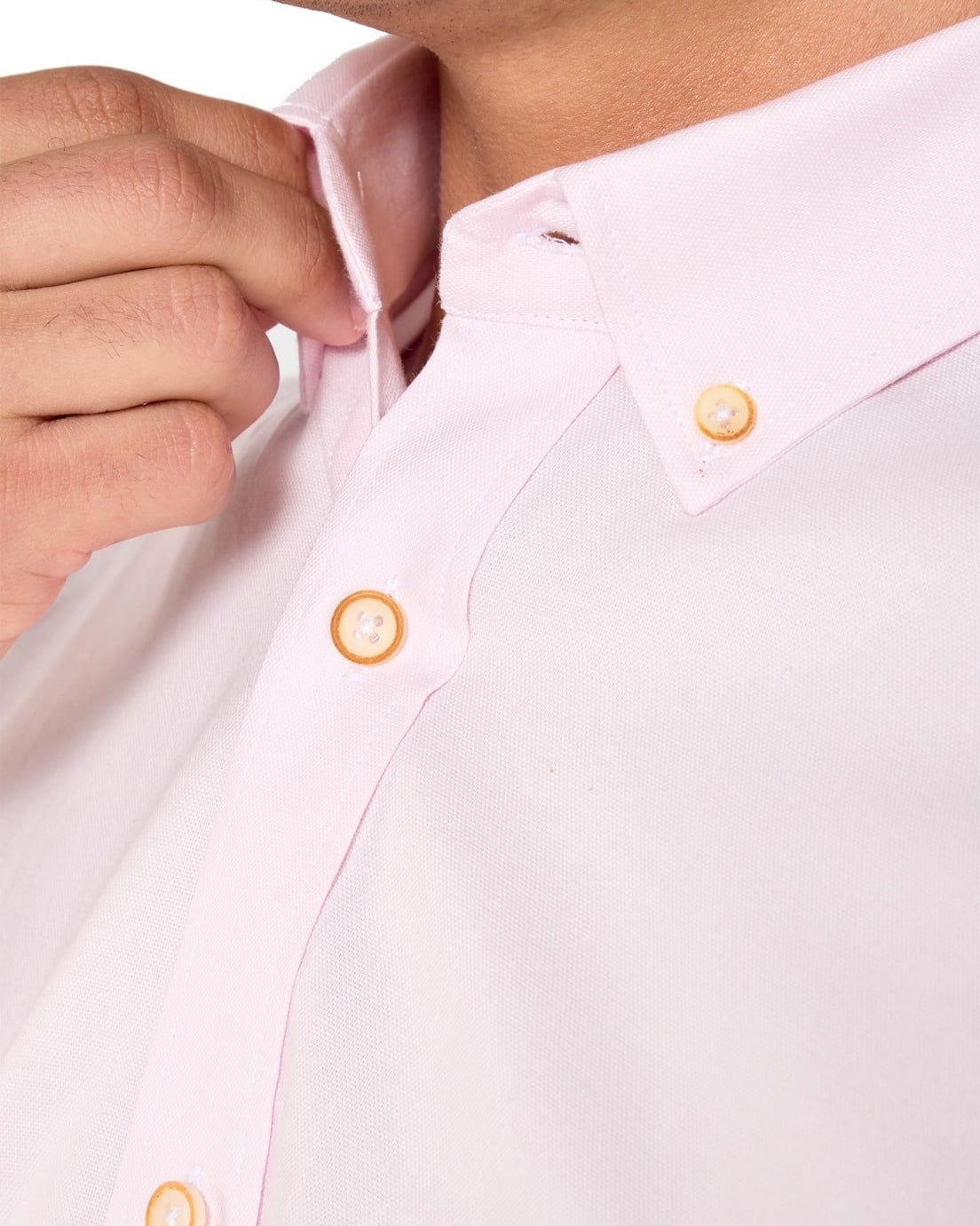Camisa Manga Larga Oxford Premium Rosada - imagen 6