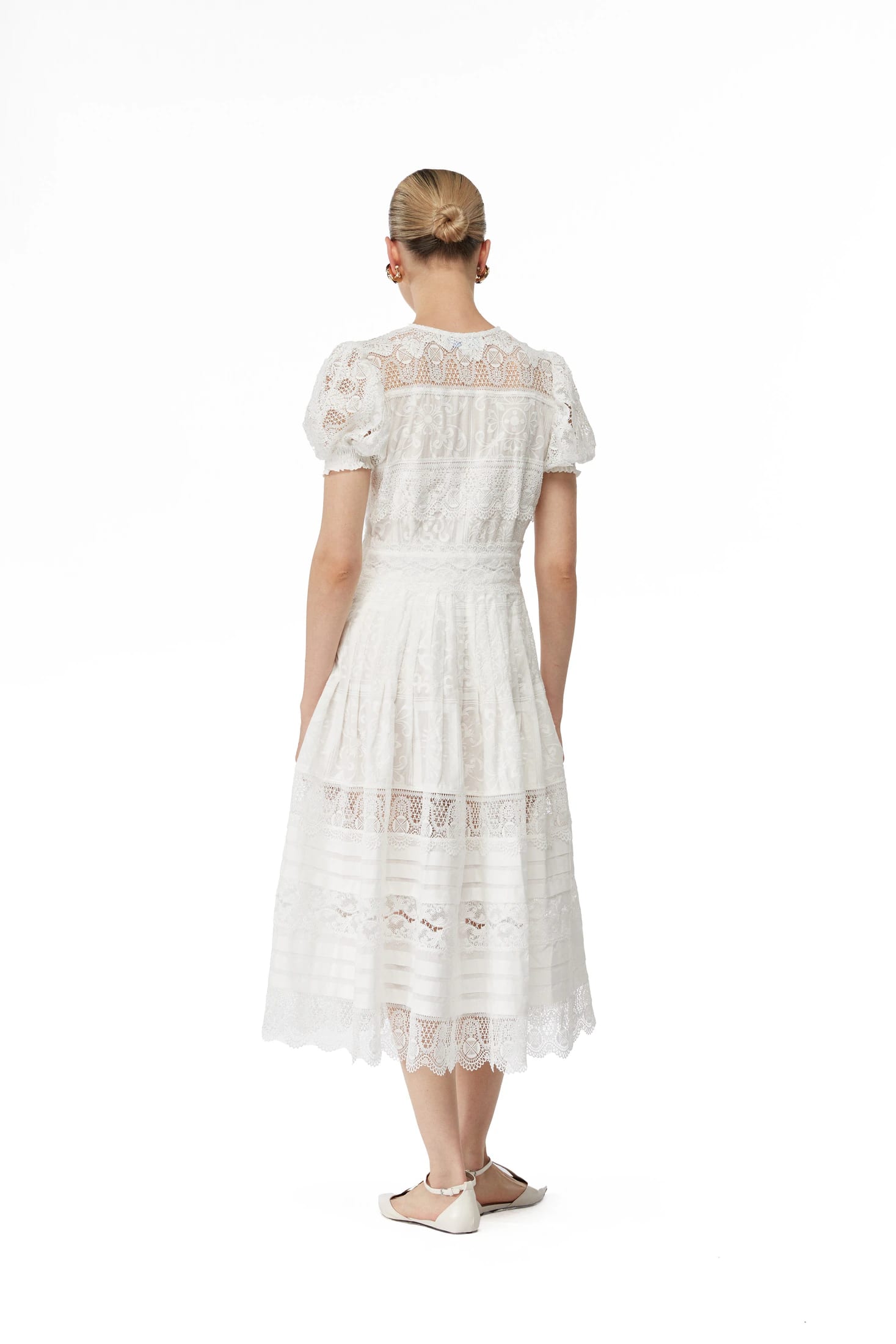 ETOILE MIDI DRESS WHITE - imagen 6