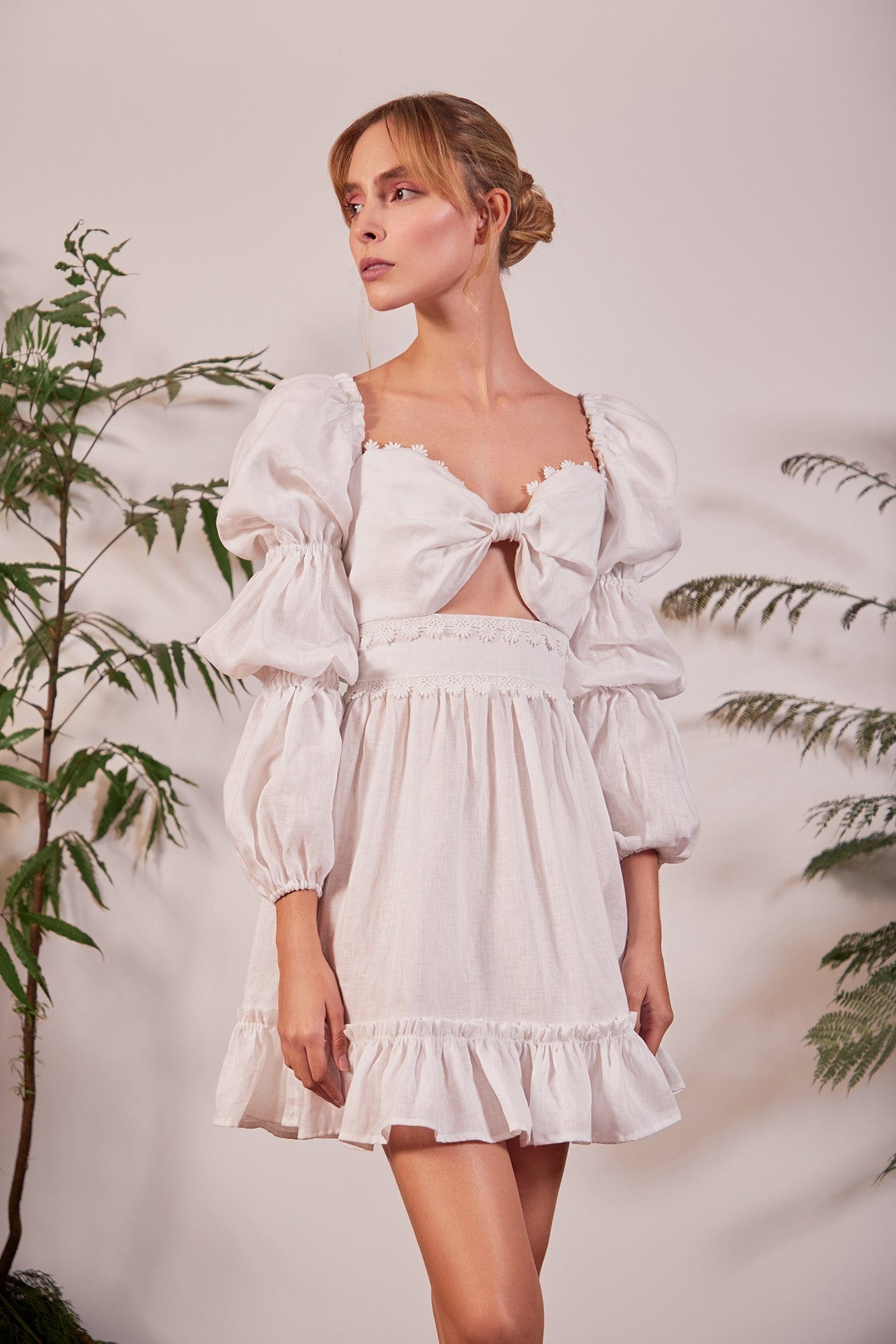 Caléndula Mini White Dress - imagen 2