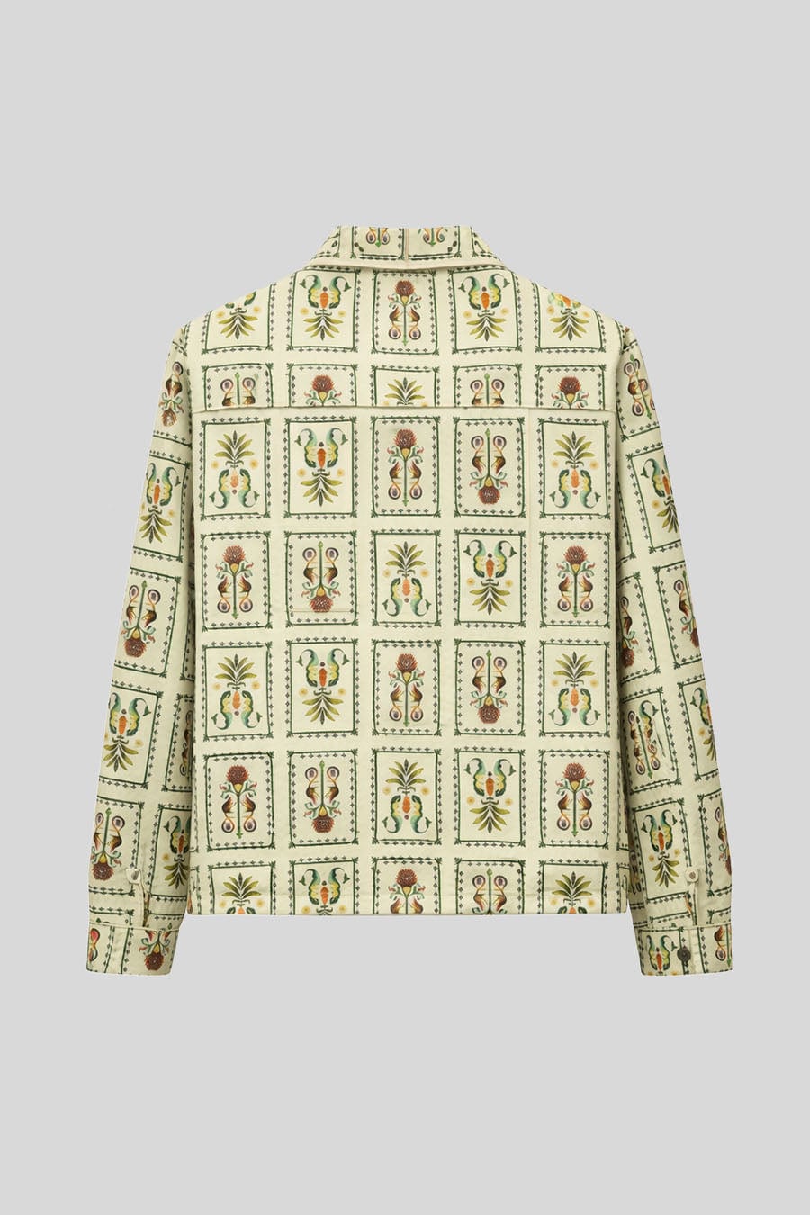 Men's overshirt linen silvan light green - imagen 2