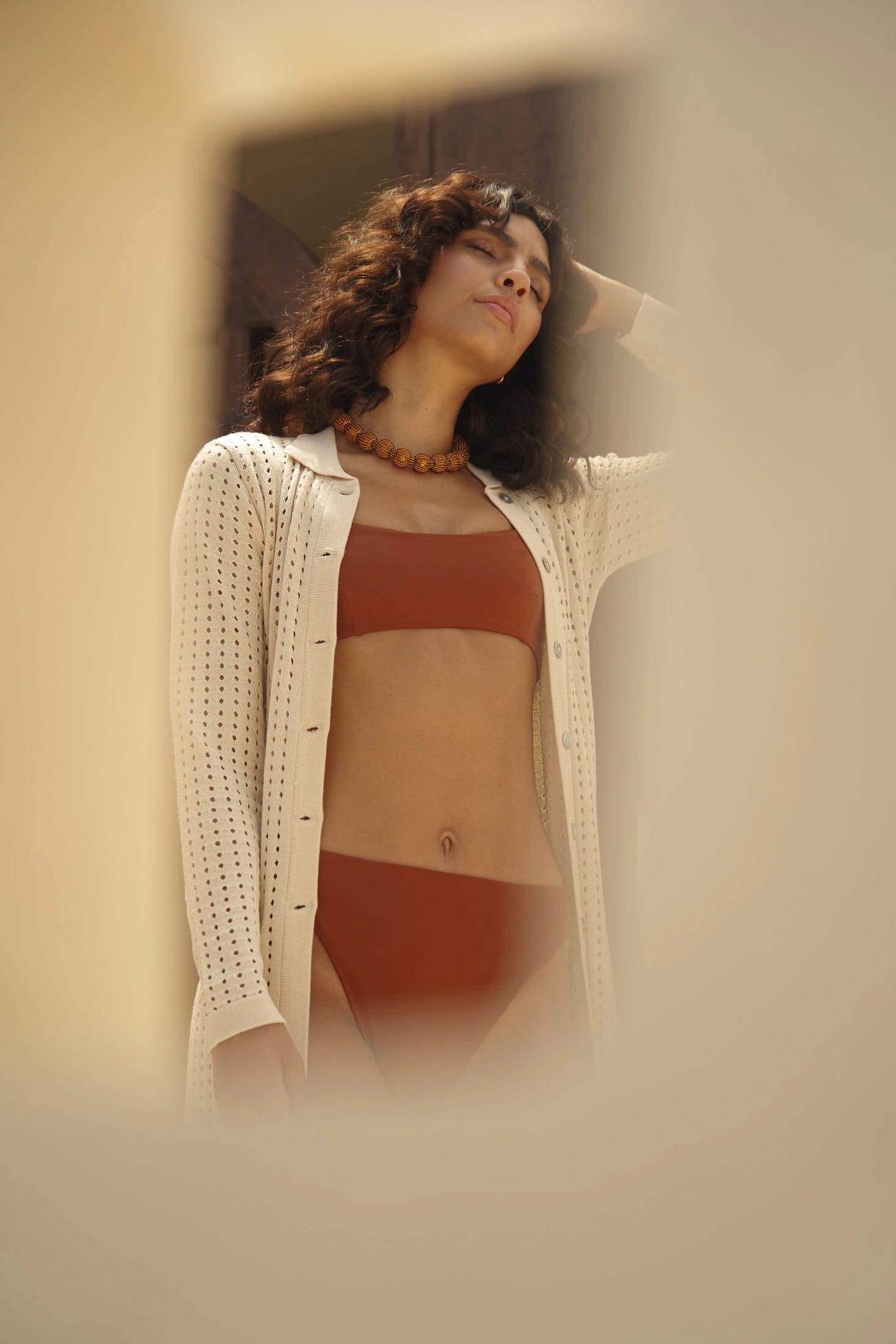 CARAJILLO BIKINI BOTTOM – COCOA BROWN - imagen 4