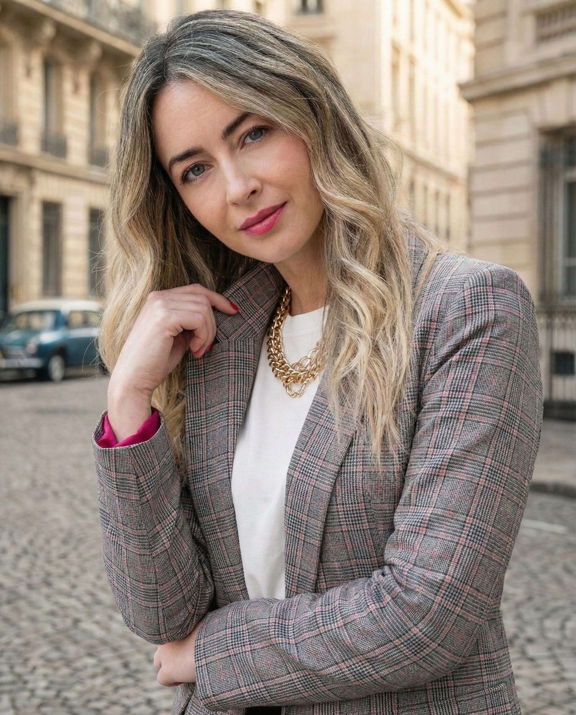 Blazer de Cuadros Cambridge - imagen 3