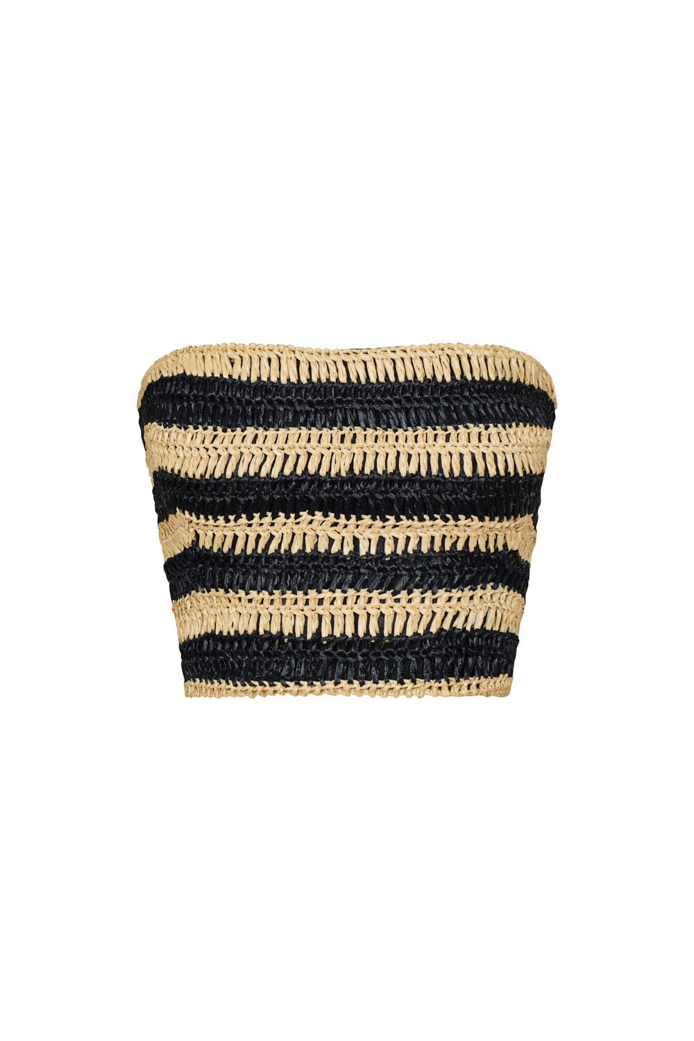 Crop top memorias crema negro - imagen 2