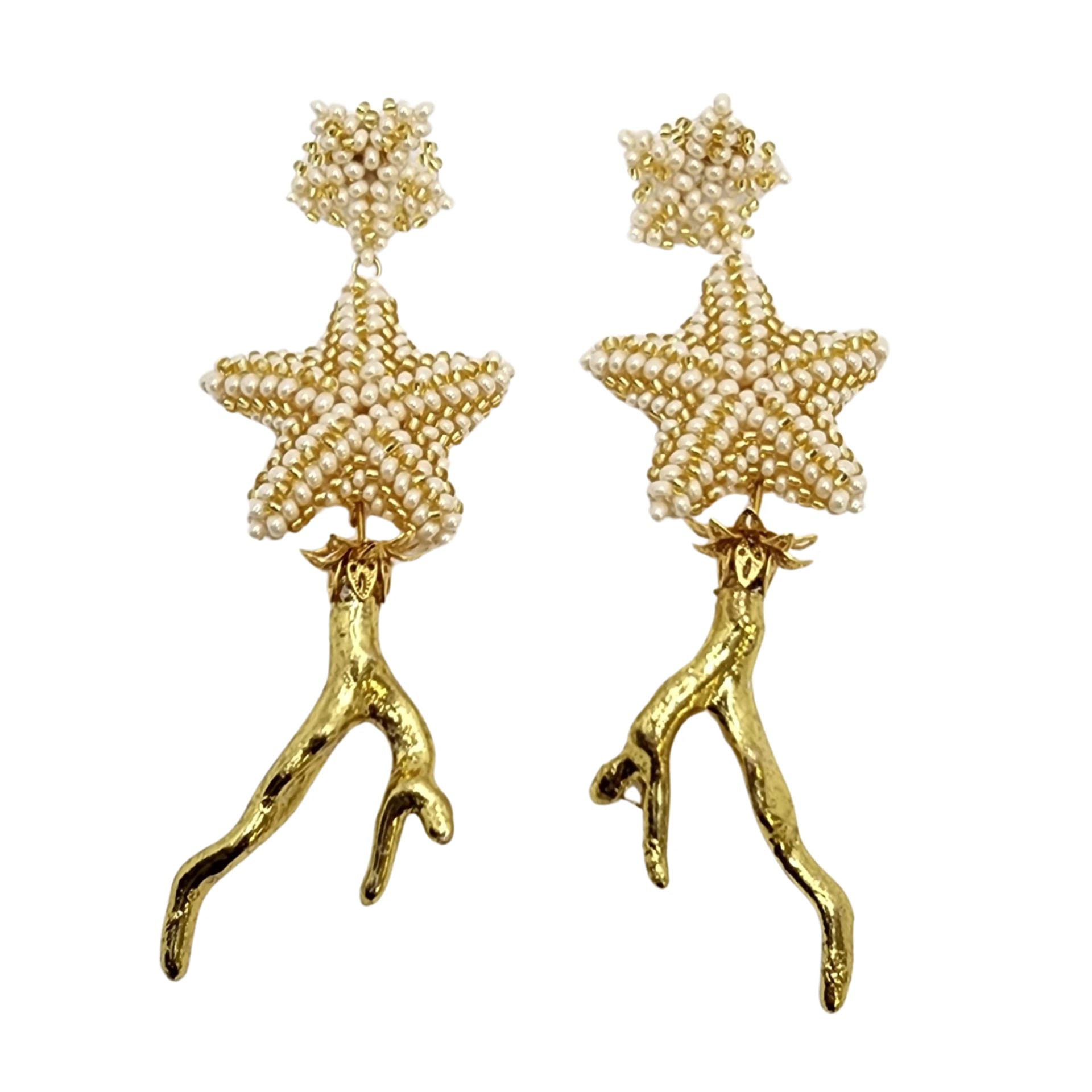 Bridal Star Earrings - imagen 1
