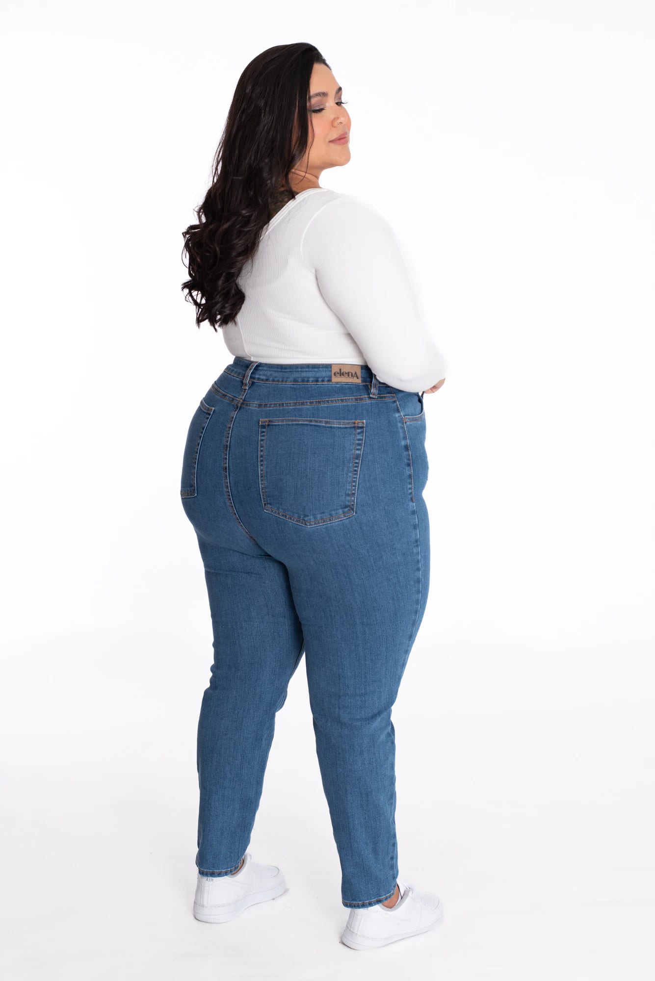 Jean Skinny Azul Medio Roto 407 - imagen 6