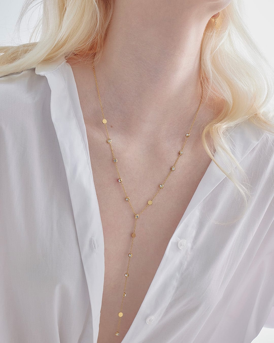 Collar Largo Cristales - imagen 1